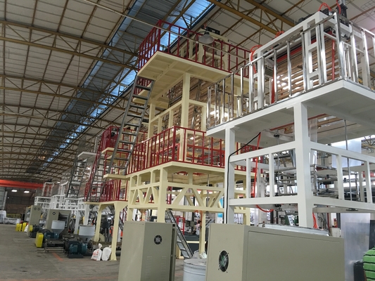آلة بثق الأغشية البلاستيكية المنفوخة من النايلون 11-110KW