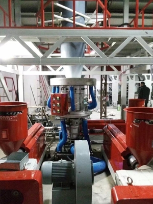 آلة بثق الأغشية البلاستيكية LDPE ثلاث طبقات من البلاستيك HDPE ABA الطارد CO
