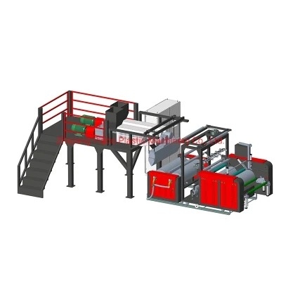 ABA Blown Film Extruder Machine 2-3 LLDPE MLDPE Glue PE