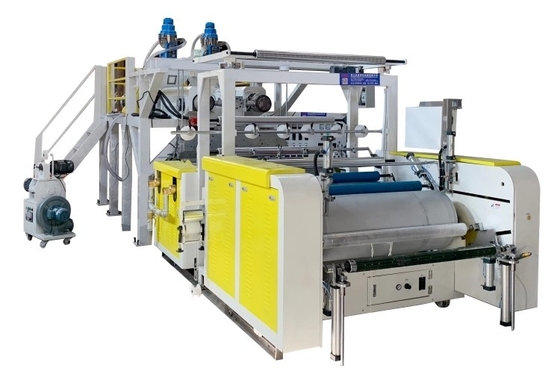 آلة بثق الأغشية ذات 5 طبقات مصبوبة بسرعة عالية بثلاث طبقات لـ LDPE CPE TPE