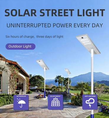 400 وات في الهواء الطلق أضواء LED للطاقة الشمسية 6V ، CE LED للطاقة الشمسية ضوء الشارع