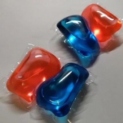 مسحوق مسحوق المنظفات ماكينة PVA Film Liquid Washing Capsule