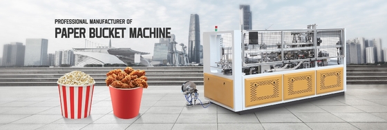 150 مم Kraft Paper Bowl Forming Machine 90 Pcs / Min Double PE Coated